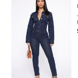 Denim jumpsuit